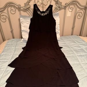 Black floor length gown